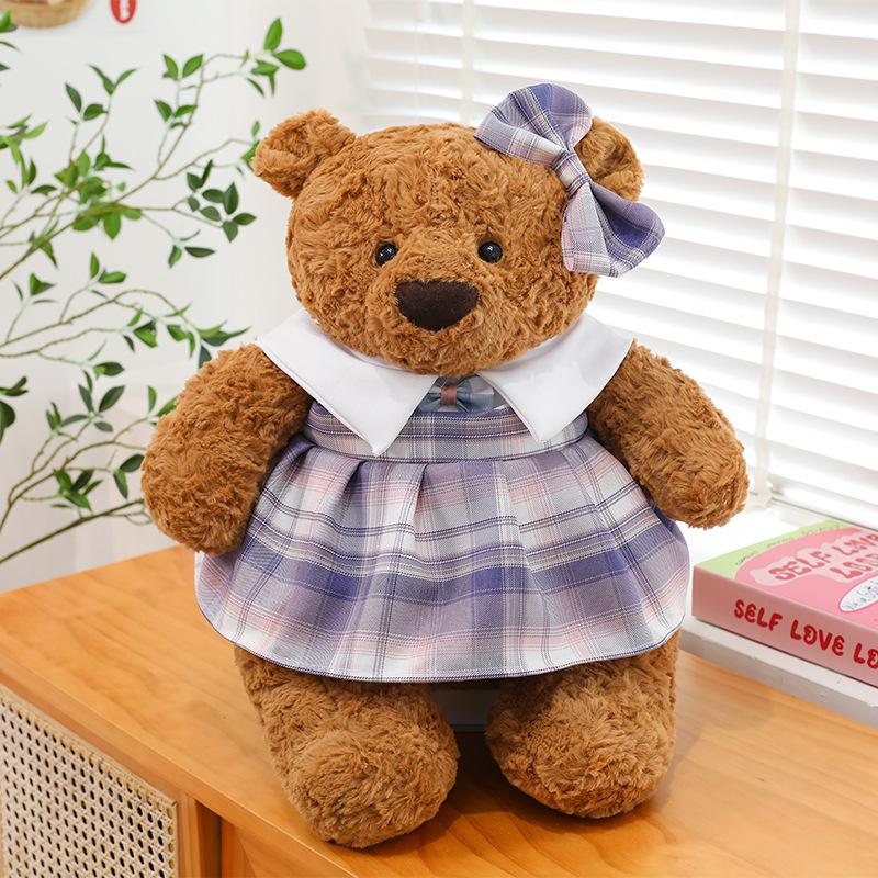 Barcelona Bear: Cute & Soft Children's Plush Doll for Home Decoration