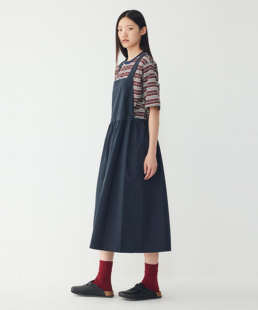 STUDIO TOMBOY Back Ribbon Layered Dress_Dark Navy 9176241981