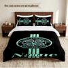 Celtic Football Club Personalized Custom Name 3‑Piece Bedding Set Soft Duvet Cover Set For Bedroom Home Decor