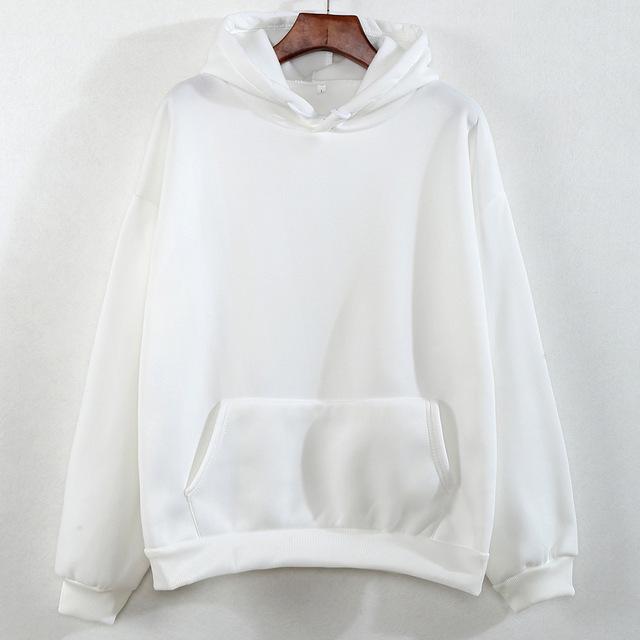 Autumn & Winter Plus Velvet Loose Hooded Sweatshirt