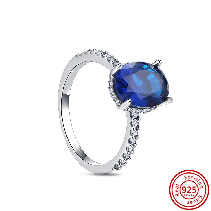 925 Sterling Silver Crown Heart Flower Wing Zircon Sparkling CZ Pantaro Rings for Women Fine Jewelry Anniversary Gifts