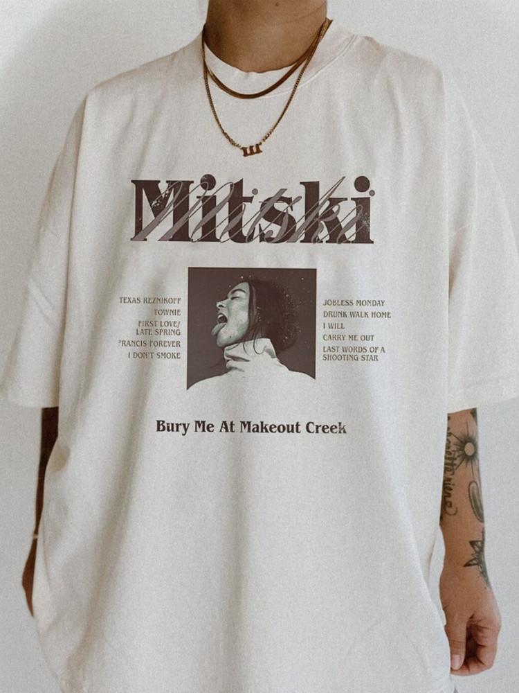 

Футболка Mitski Bury Me At Makeout Creek Размер S-5XL BE2710 Унисекс Футболка M