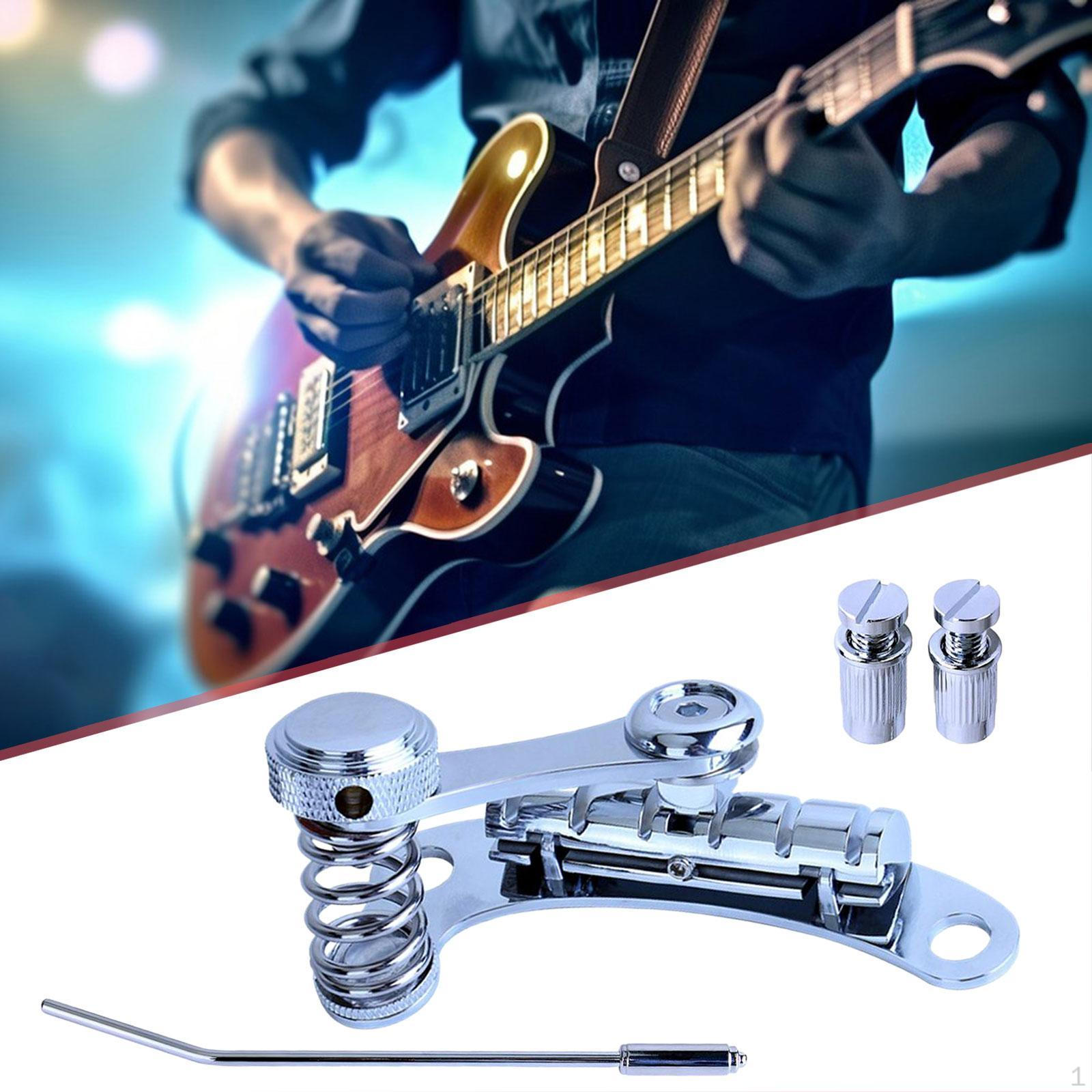 Guitar Tremolo Bridge for Enhanced Music Performance Argent