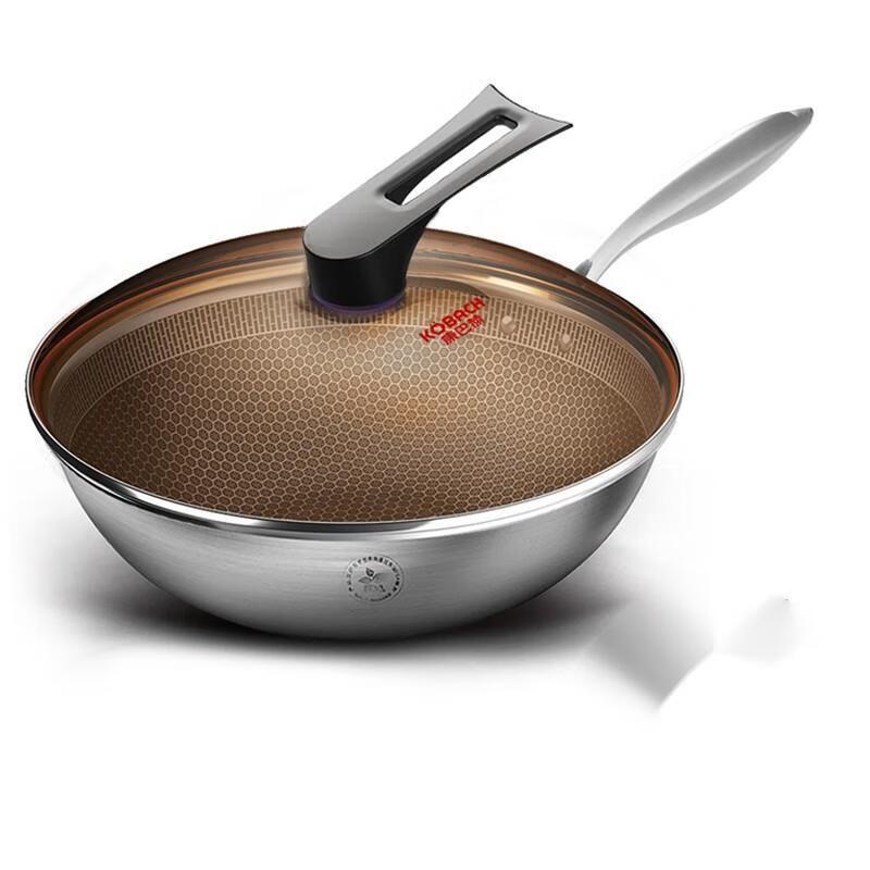 Kangbach Honeycomb Elite 304 Stainless Steel Non-stick Wok