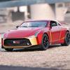 1:24 Scale GT-R50 GT-R34 Car Model Toy Alloy Die-cast Sound Light Pull Back Shock Absorption Vehicle Models Gifts for Kids