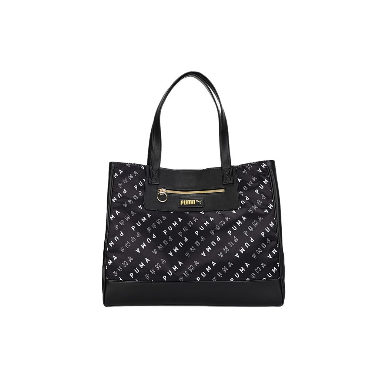 

Puma Sports Casual Fabric Tote Bag Shopping Bag Handbag Regular Unisex Couple Black Unisex tote bags 078334-01 Black