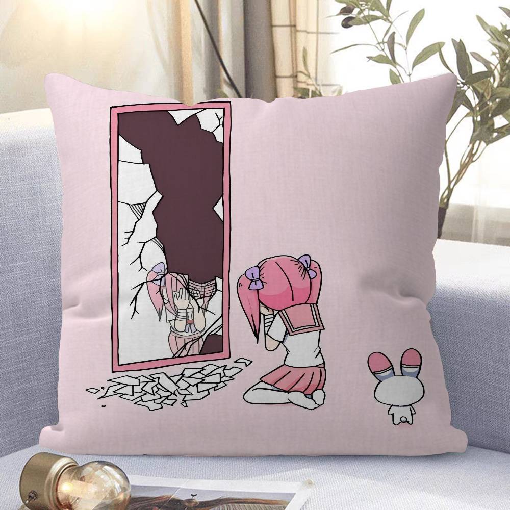 

Наволочка Менхера-чан Мультяшный Подарок Наволочка Декор Спальни Дома Дивана Кресла Сиденья Наволочка 16x16Inch