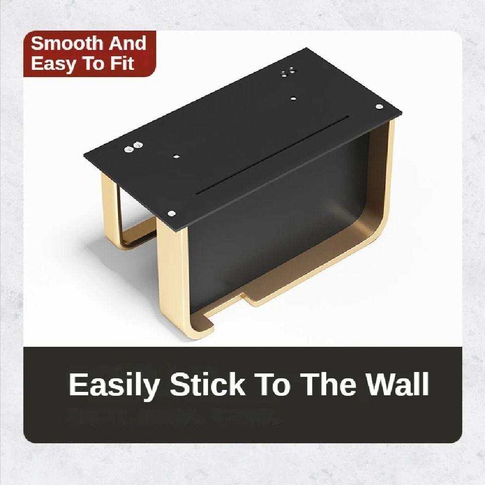 Aluminum Bathroom Tissue Box Wall-Mounted Toilet Paper Container Paper Towel Holder Restaurant