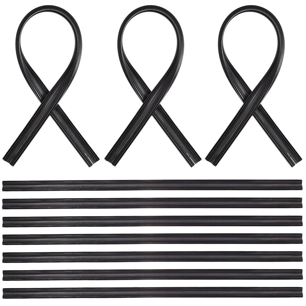 ULTECHNOVO Wiper Rubber, Length 19.7 inches (500 mm), Rubber Width 0.2 inches (6 mm),