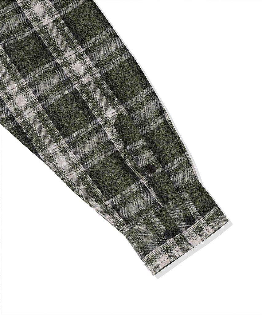 CGP Vintage Check Shirt_Dark Khaki