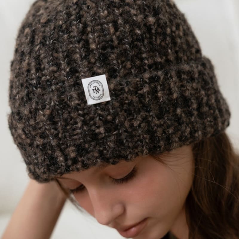 TATIANA Bouclé Textured Knit Beanie HT8213
