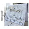 Building House Cutting Dies DIY Scrapbook Emboss Paper Card Photo Decor Stencil