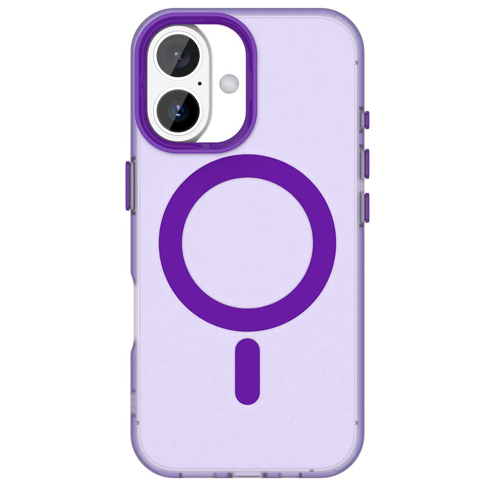 For Magsafe Magnetic Wireless Charging Case For iPhone 11 12 13 14 15 16 Pro Max 16 Plus 16E Matte Candy Color Shockproof Cover