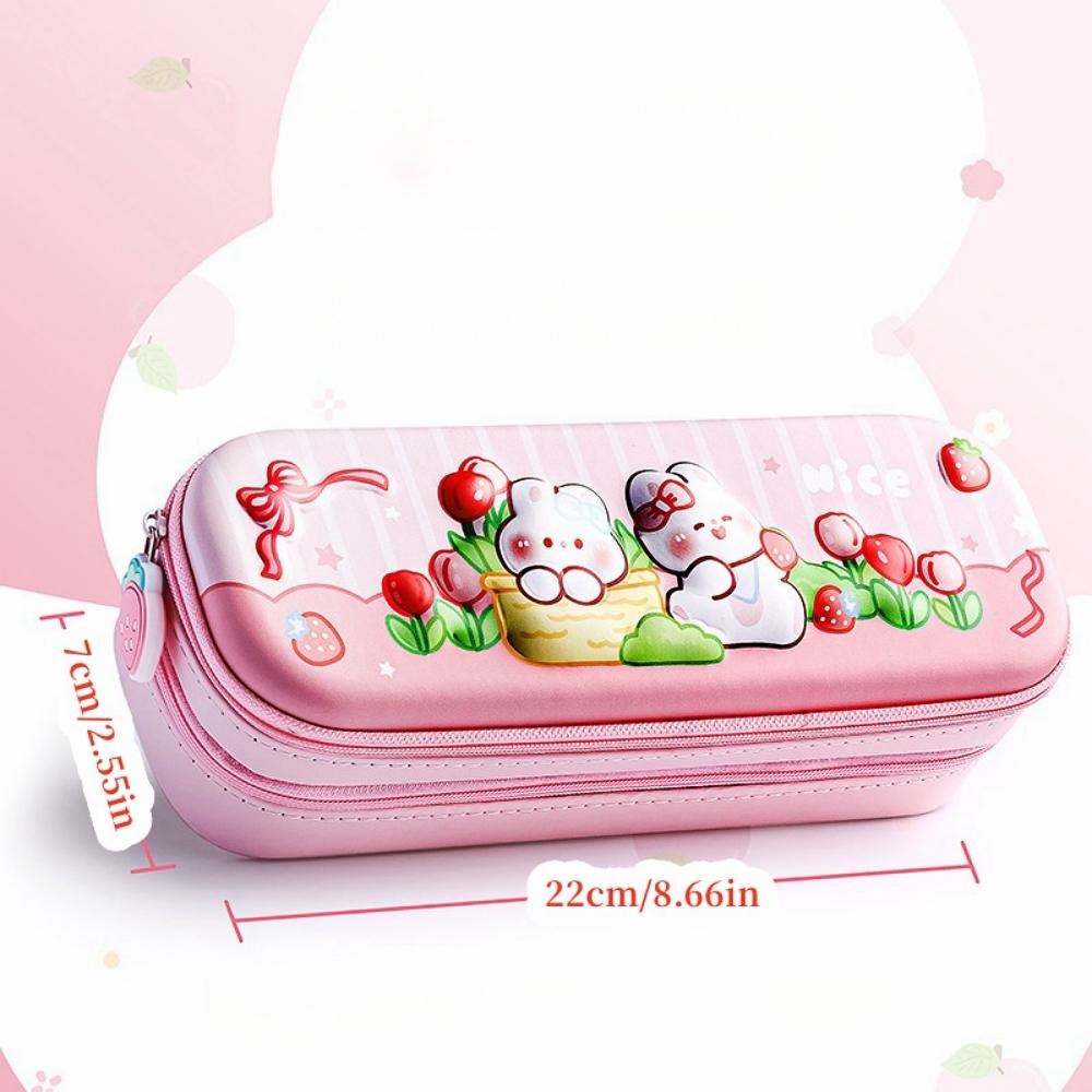 3D Kawaii pouzdro na tužky EVA Velkokapacitní Vodotěsné Lehké Pouzdro na tužky pro Studenta Školní potřeby Stacionární taška