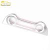 IX25 Lower Console Electroplated Silver Dashboard Button Sequin Trim