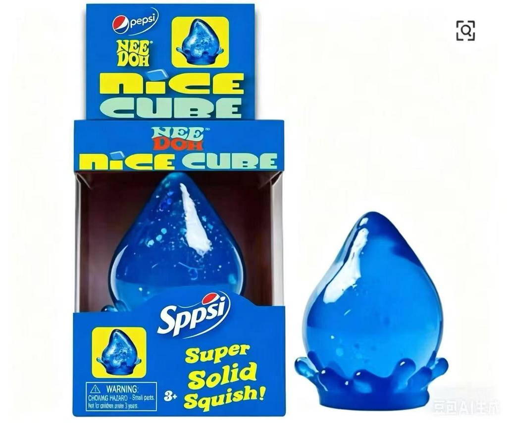 Cube de Glace Squishy Décompression Chaud Vendu Transfrontalier pour Soulager le Stress