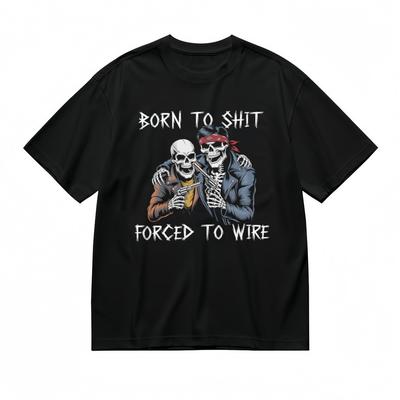 Men's Fashion Trend Comfy Classic T-Shirt, Minimalist Silhouette Pattern Design