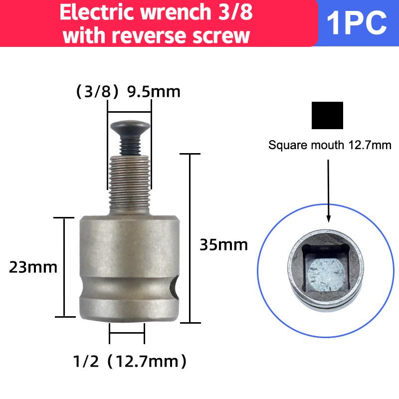 Bohrfutter Schnellwechseladapter 1/2 3/8 Gewinde Schlagschrauber Umbau Sds-Plus Sechskantaufnahme Vierkant Weiblicher Adapter