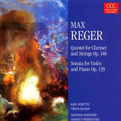 CD MAX REGER - Clarinet Quitet, Violin Sonata.7: S 0002102CCC Non Japan Classical Used
