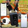 Lucchetto Intelligente Wireless Antifurto Catena in Rame Lucchetto a Catenaccio Impermeabile IP55 Catena da 80cm Allarme 110dB Biciclette/Motociclette/Monopattini Elettrici App