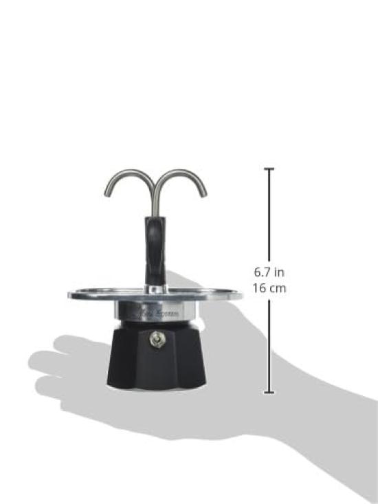 Bialetti Mini Express 2 Cup Direct Fire Type (Coffee Maker Espresso Maker Macchinetta)