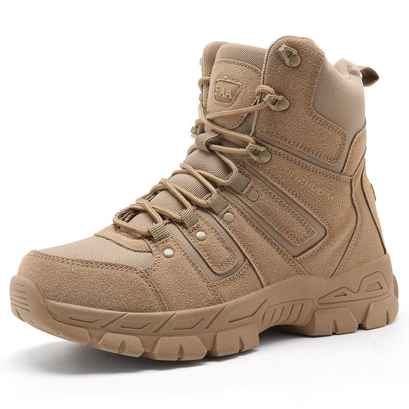 New Large Size Mid-High Top Desert Hiking & Camping Boots