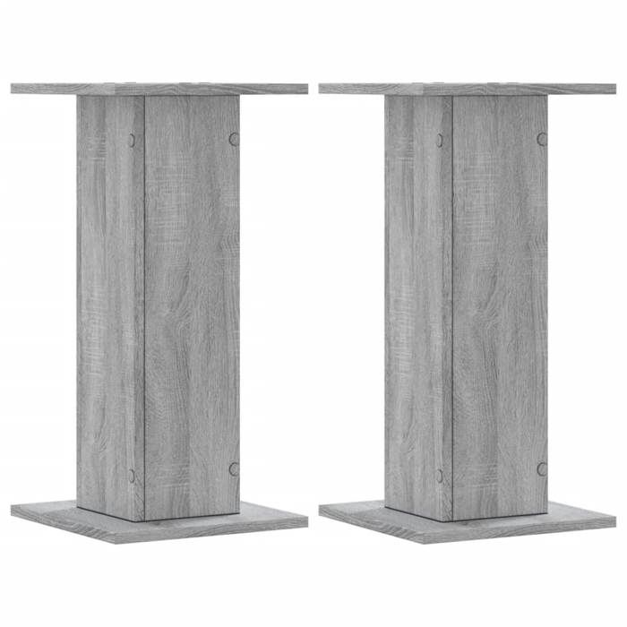 VidaXL Plant Stands 2 Pcs Sonoma Grey Engineered Wood 3307860
