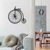Metal Bicycle Wall Art Bike Artwork Hanging Decor Home Decorations for Living Room Study Bedroom Dinning Room Office