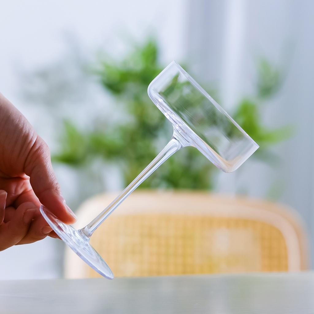 Pre03 Crison Minimalist Thin Japanese Style Cocktail Glass Wide-Mouthed Champagne Glass Martini Glass for Home Barware