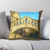 Oxford Bridge Of Sighs Pillowcase Polyester Linen Velvet Pattern Zip Decor Throw Pillow Case Bed Cushion Case