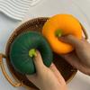Soft Texture Slow Rebound Pumpkin Toy Sensory Design Squishy Pumpkin Fidget  Halloween Decor