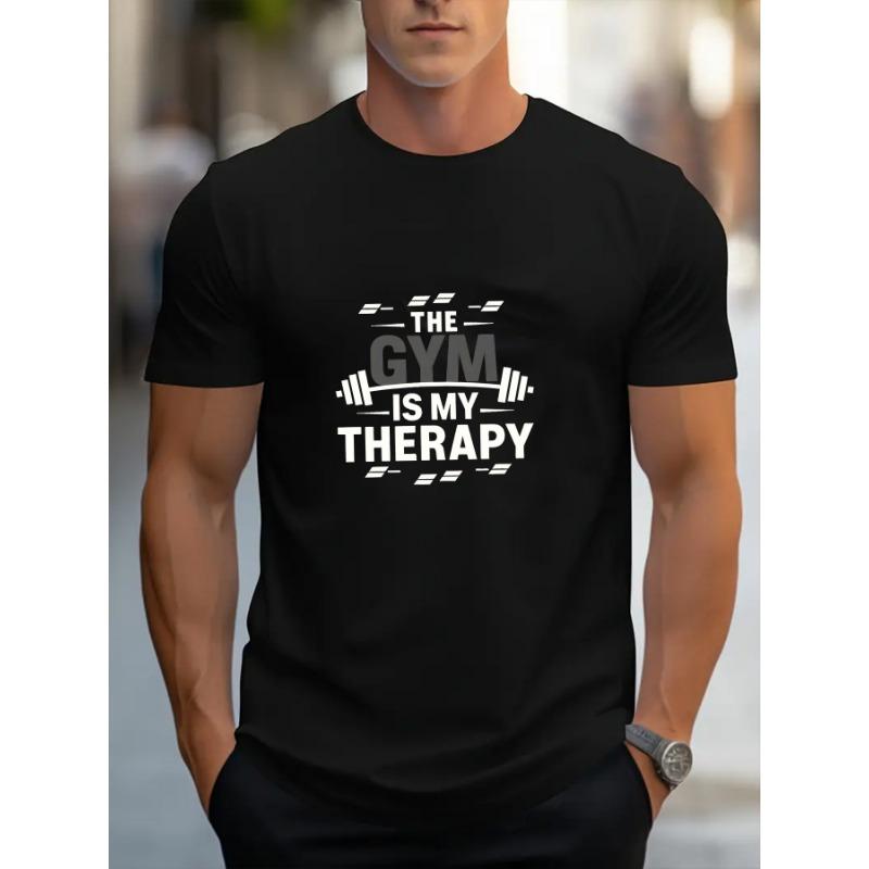 2025 Men's GYM Graphic T-shirts Plus Size Men's Clothing Quick-drying O-neck Short Sleeve T-shirt Breathable Daily Man T Shirts