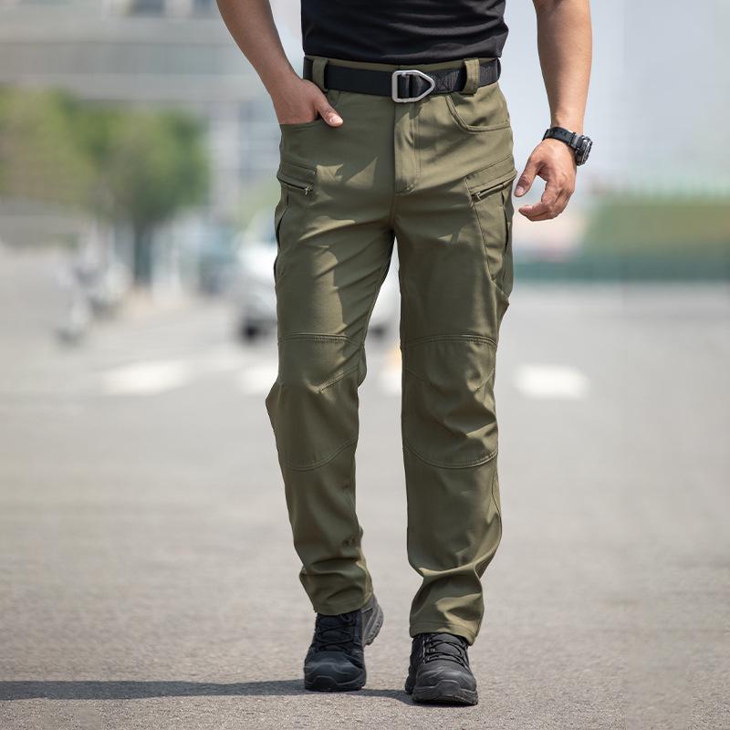 Men's IX5 Tactical Camouflage Pants - Micro-elastic, Wear-resistant, Casual & Work Pants for Spring/Summer/Autumn