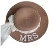 Mrs. Sun Hat: Summer Beach Wedding Bride Gift, Bachelorette Party Decor, Honeymoon Newlywed Celebration