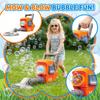Fully Automatic Electric Bubble Machine Bubble With Sound And Light Effects Outdoor Parent Child Interactive Toy 200ml