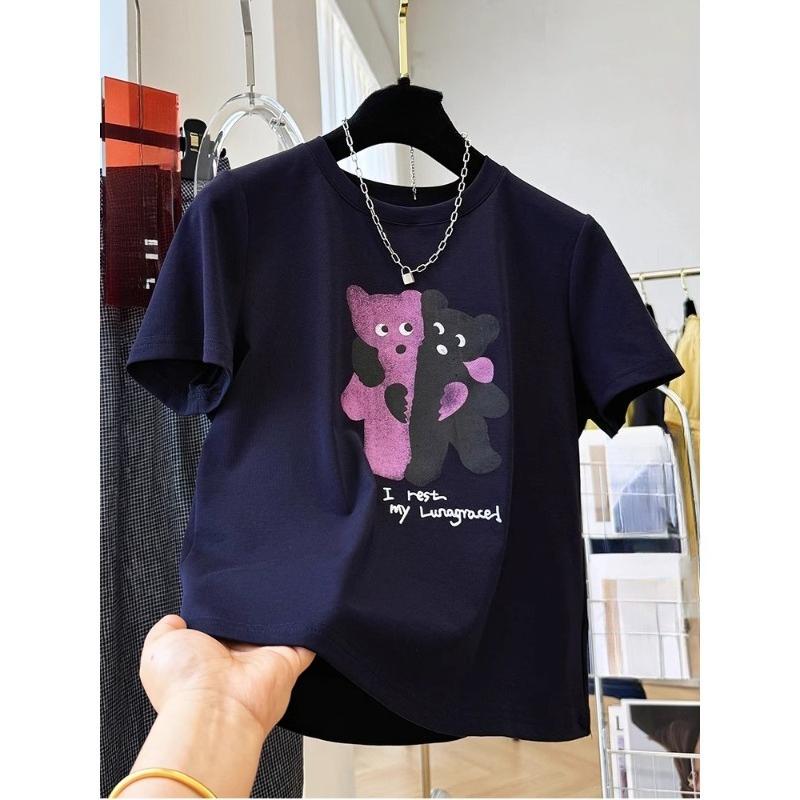 

Летняя 100% хлопковая повседневная футболка оверсайз Женская хип-хоп уличная одежда Харадзюку мультяшный кот Футболки с коротким рукавом для женщин серая Y2k топы XXXL