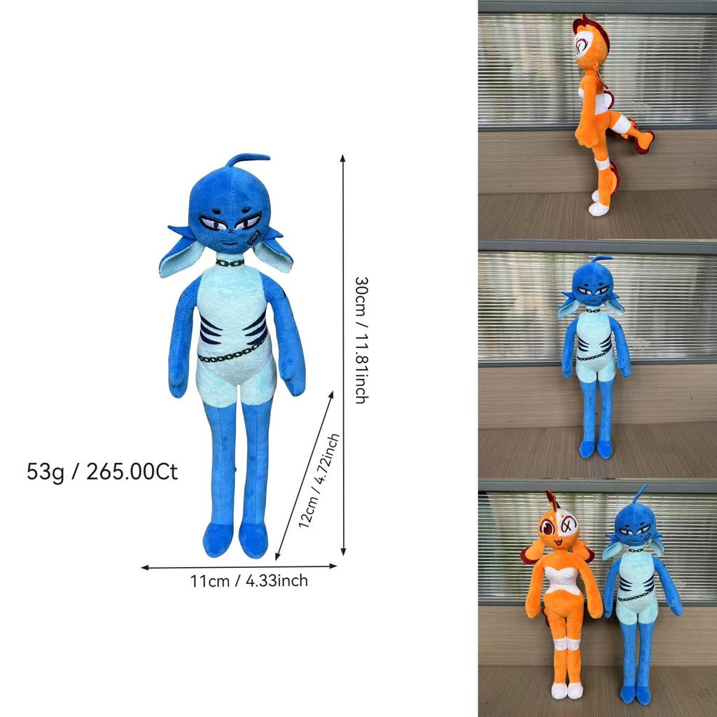 Plüsch-Clownfisch-Spielzeug mit weicher Kristallfaser-Füllung für Kinder und Sammler