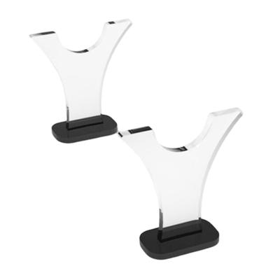 2Pcs Acrylic Display Stand Holder Sword Adhesive Storage Rack Shelf Organizer