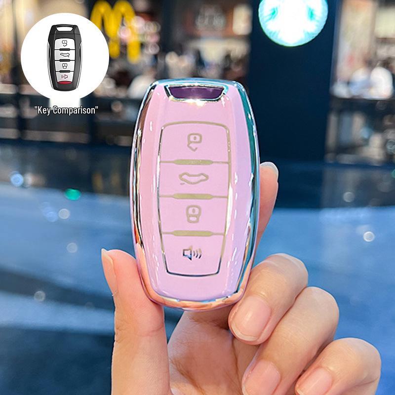 Key Cover for 2024 Haval Big Dog: Fits 23mm Chitu H6, 22mm New H9 Buckle, 19mm Old M6 Case - Simple Design