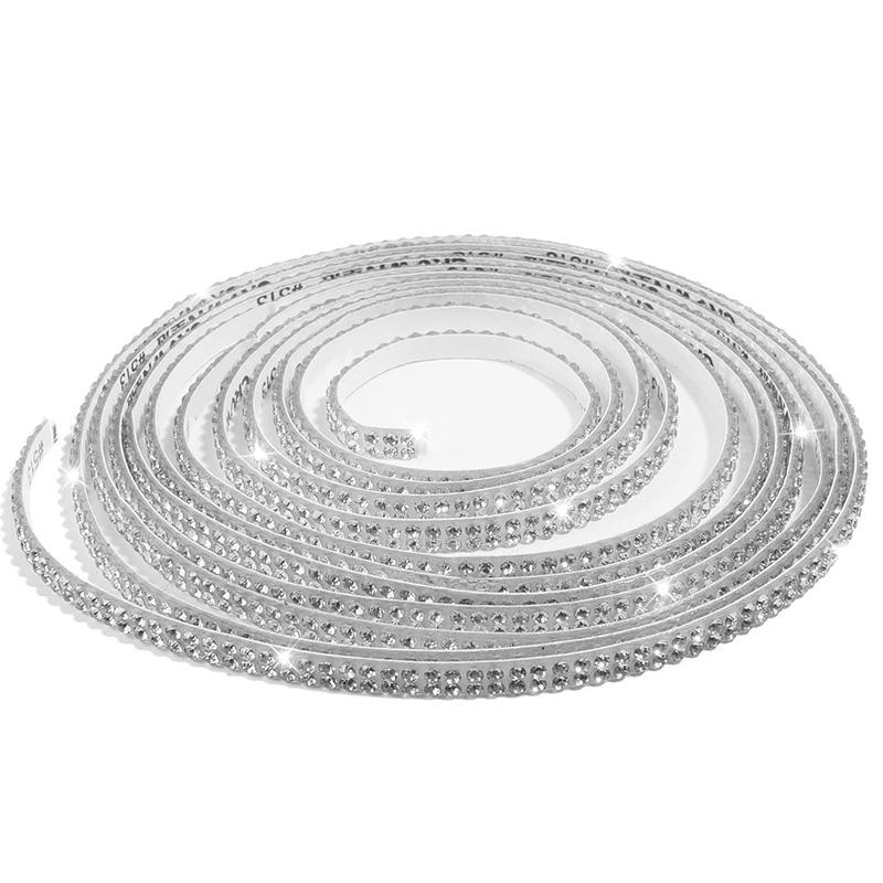 5m Self Adhesive Crystal Rhinestone Sticker Ribbon DIY Sticker Rhinestones Tape Arts Crafts Car Phone Auto Interior Decoration