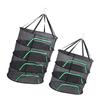 Hanging Drying Mesh with Zipper Breathable Polyester Foldable Hanging Mesh Drying Rack for Fish Vege