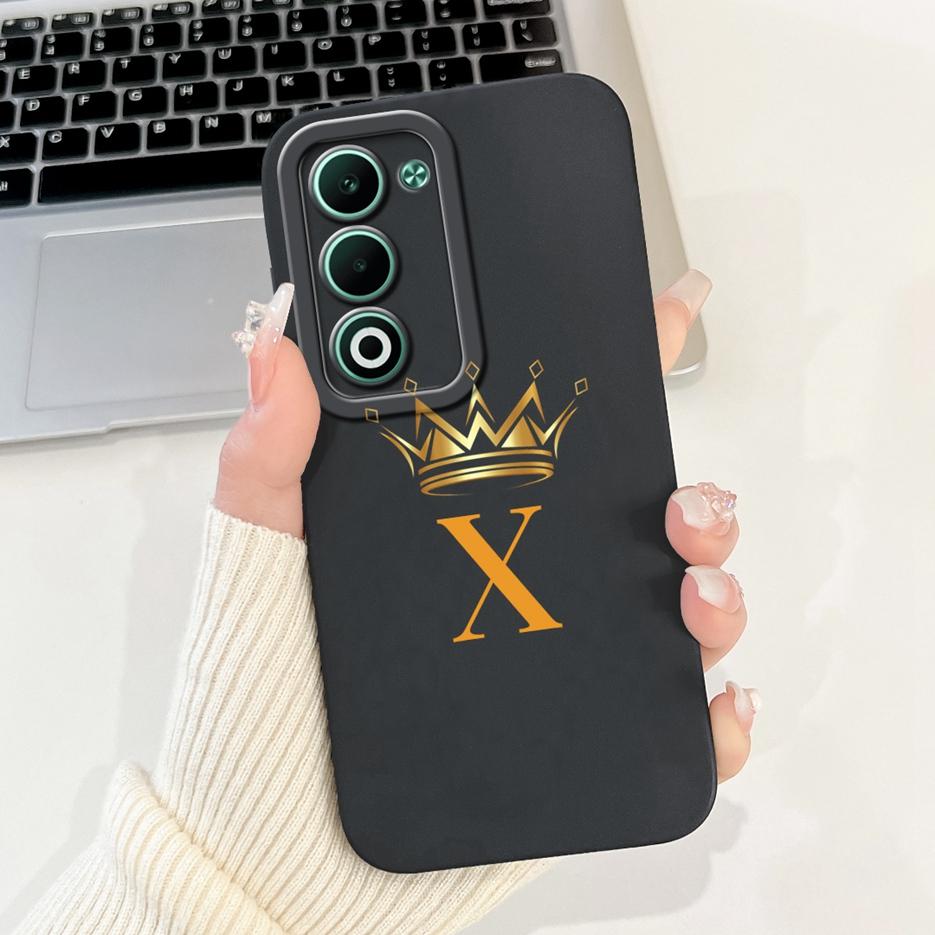 For Oppo A5 5G Case CPH2735 Cute Crown Letters Cover Shockproof Soft TPU Phone Case For OppoA5 Oppo A5 Pro A5Pro 5G Fundas Coque