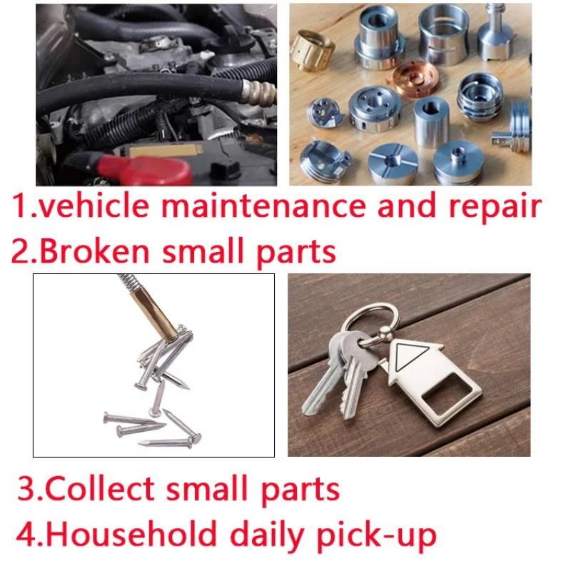 1pcs Foldable Magnetic Stick Handy Tool for Picking Up Nut Extendable Rod for Narrow Space Car Repair Tool Parts