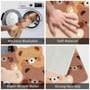 Cartoon Cute Bear Welcome Front Floor Door Entrance Mats Indoor  Kitchen Bath Doormat Balcony Carpet Rug