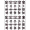 Removable Christmas Snowflake Window Stickers - Static Decals for Holiday Decoration