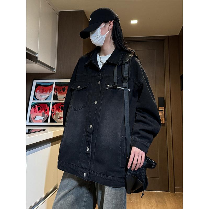 Джинсовая куртка мужская весенняя куртка мужская повседневная мужская оснастка — фото 4