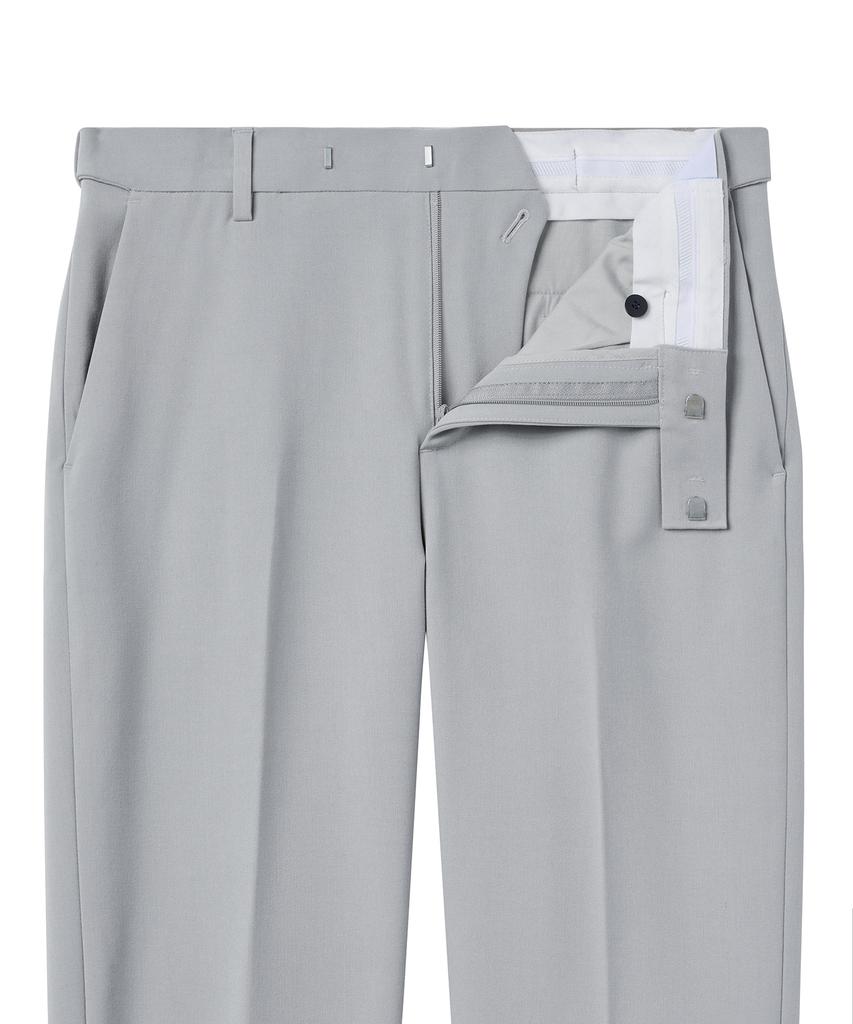 MUSINSA STANDARD Straight Hidden Banding Slacks [Light Gray]