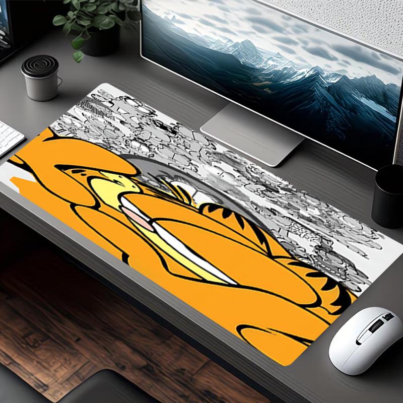 Garfield Print Mouse Pad, for Keyboard Pad Laptop PC Mat for Office Home Use, Desk Decor, Perfect Birthday Gift for Gamers