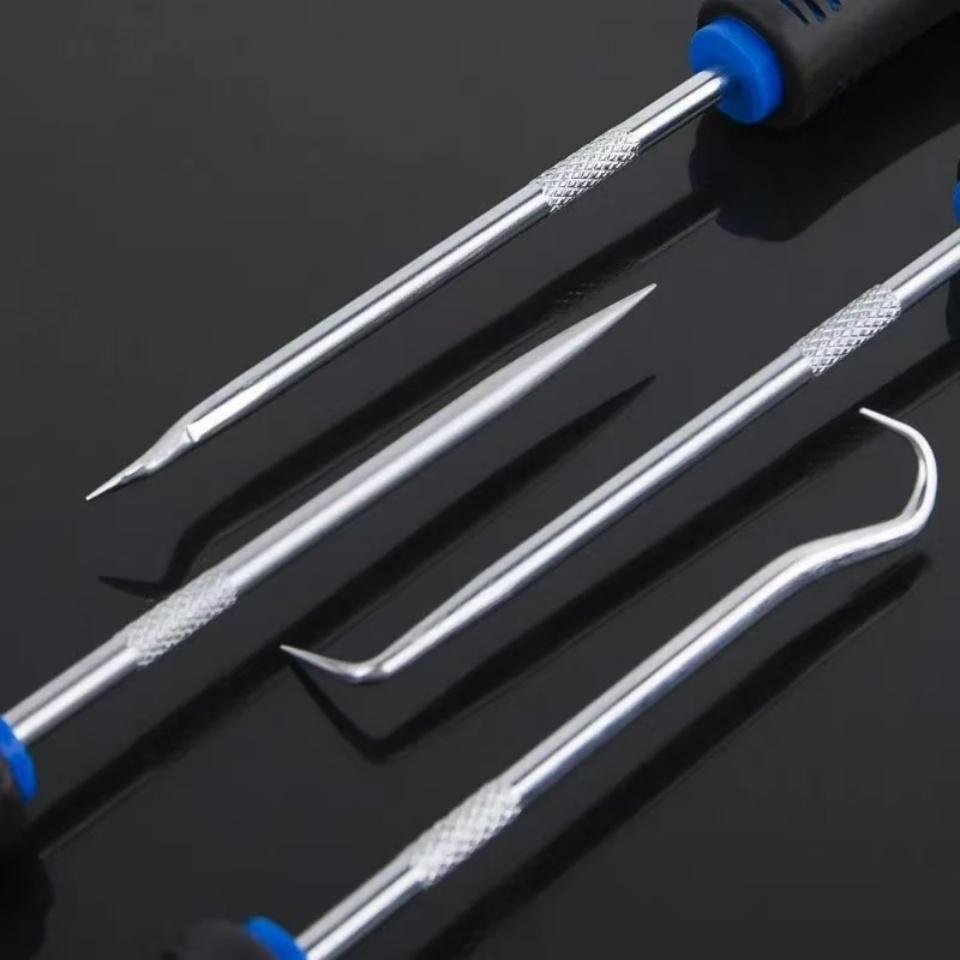 4Pcs Car Oil Seal Screwdrivers Set Car AutoOil Seal O-Ring Seal Gasket Pick Puller RemoverPick Hooks Tools Car Repair Tools