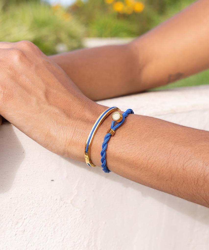 Pig&Hen (Women'S) Maya Lu 4 Bracelet - Royal Blue X Gold